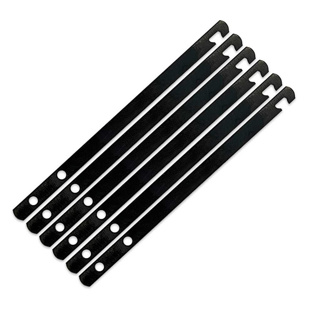 Straight Cable Lacing Blades ONLY, 6 Pack