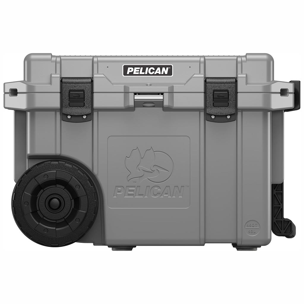 Pelican 45 Quart Gray Elite Wheeled Cooler