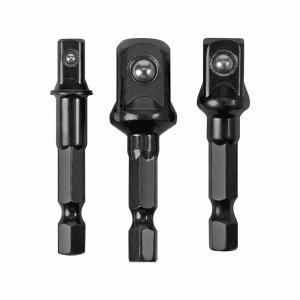 Hex to Square Adapter 3-piece 1/4