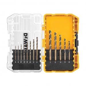 13-piece Black Oxide Drill Bit Set