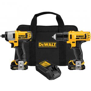 DeWalt 12 Volt Max Drill & Impact Driver Combo Kit