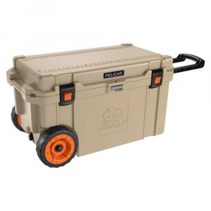 Pelican 65 Quart Tan Elite Wheeled Cooler
