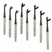 8-Piece Open End Metric Wrench Set 2.5-7.0mm