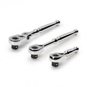 TEKTON 3/8" Drive Quick-Release Small Body Ratchet Set