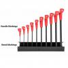 TEKTON Ball End T-Handle Metric 10pc Hex Set with Stand (2-10 mm)