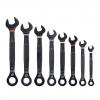 Klein 8pc Metric Ratcheting Wrench Set