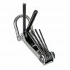 7-piece Tools at Height Folding Hex Key Set with Safety Ring