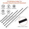 UV-Resistant Nylon Cable Tie 700-piece Assortment Pack