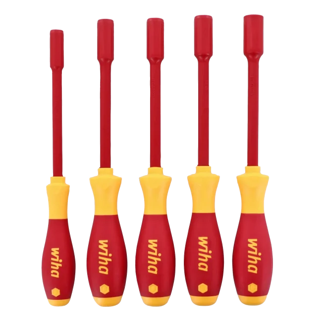 Wiha 5-Piece Insulated Metric Nutdriver Set