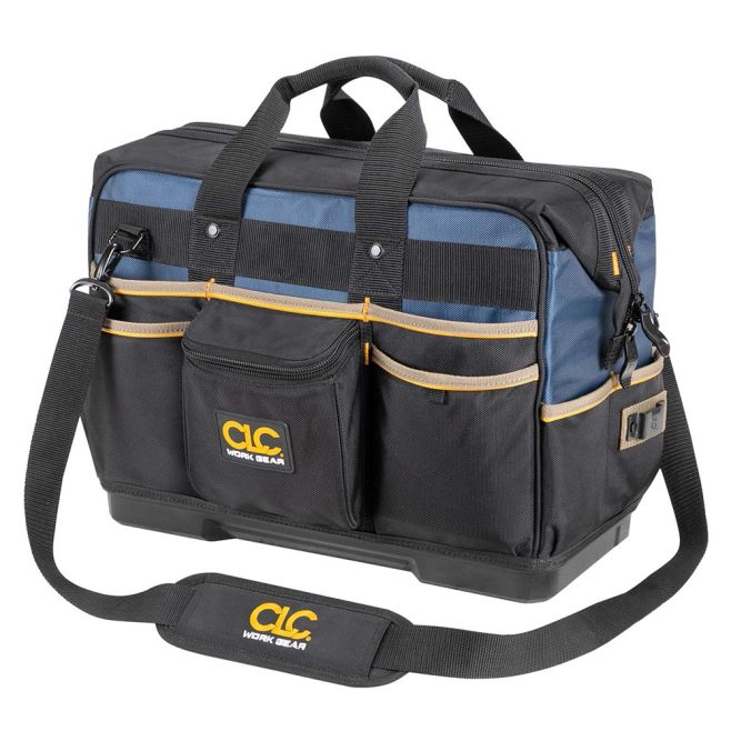 CLC 19" Molded Base Contractor's Closed-Top Tool Bag