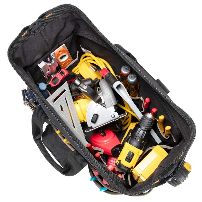 CLC 19" Molded Base Contractor's Closed-Top Tool Bag