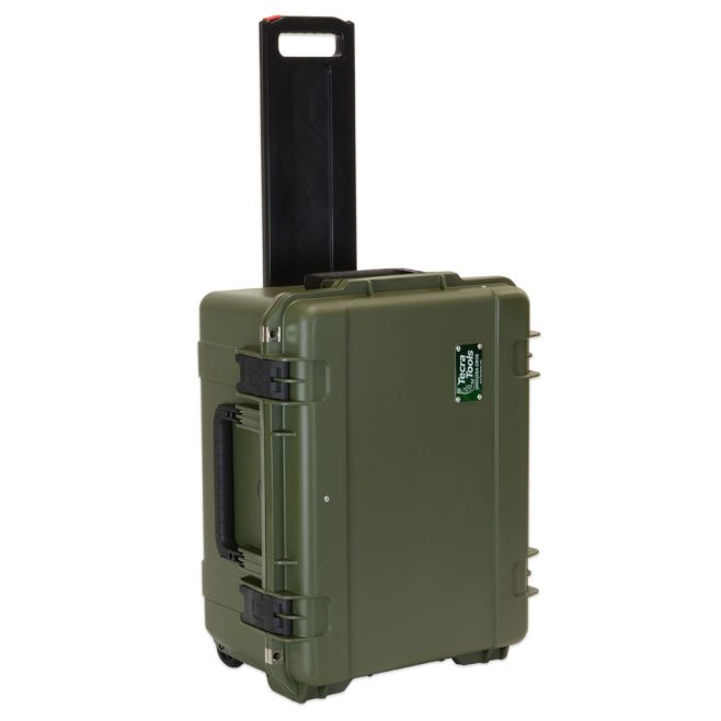 11" Lifetime Warranty Wheeled Olive Drab Tool Case - Image 3
