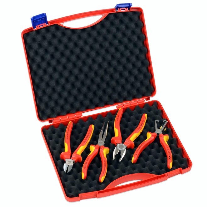 Knipex 4-Piece 1,000V Insulated Tool Set