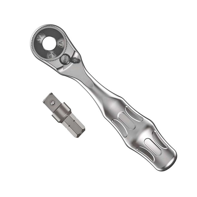 Tamper Proof TORX® Bits Set with Wera Mini 1/4" Ratchet Handle