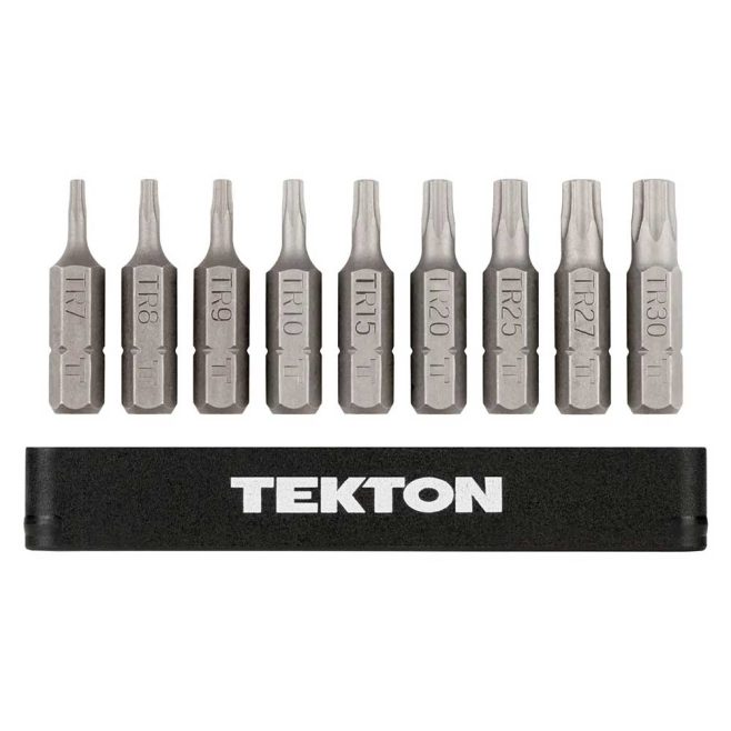 TEKTON Tamper Proof TORX® Bit Set T7-T30