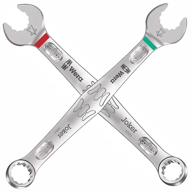 Wera 8-piece SAE Combination Wrench Set
