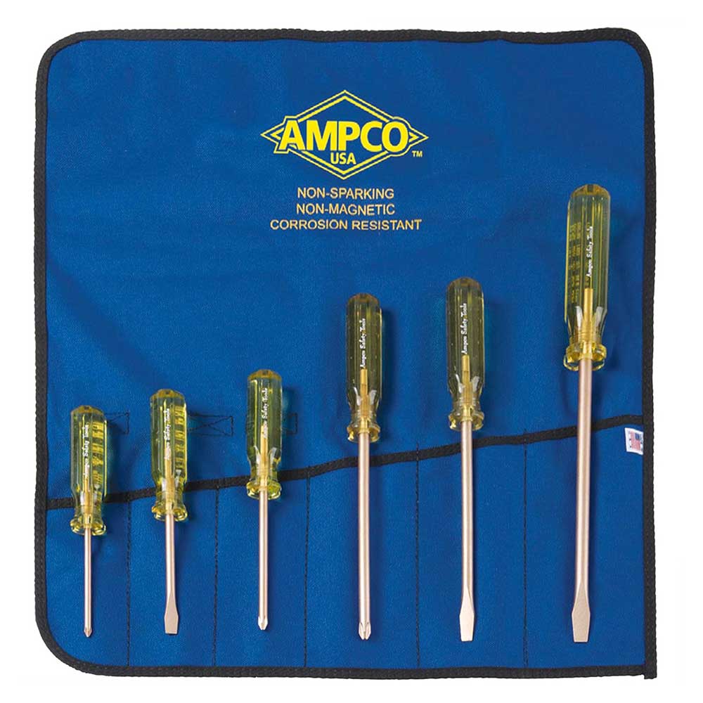 Ampco 6-piece Non-Sparking Screwdriver Set