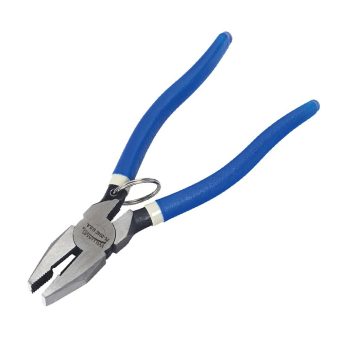Linesman Side Cutting Combo Pliers with Safety Ring
