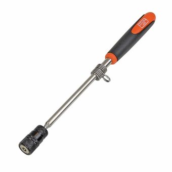 Magnetic Pick-Up Tool with Light and Safety Coil