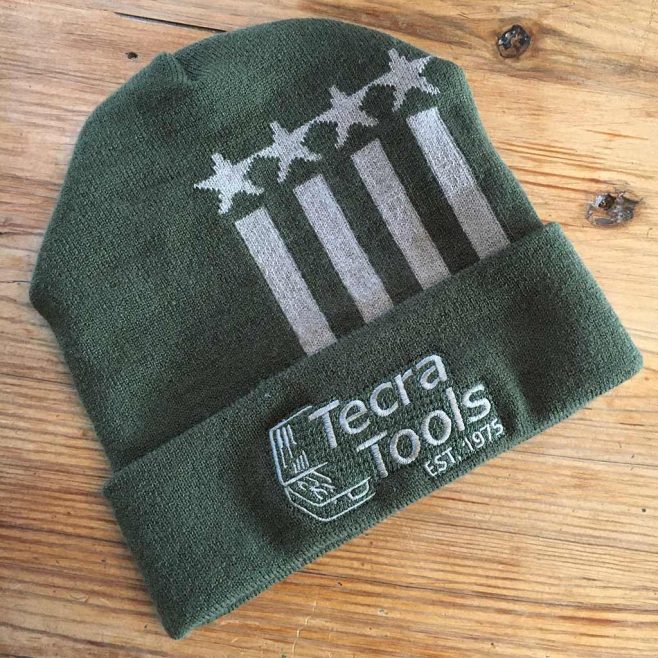 Tecra Stars & Stripes Knit Beanie
