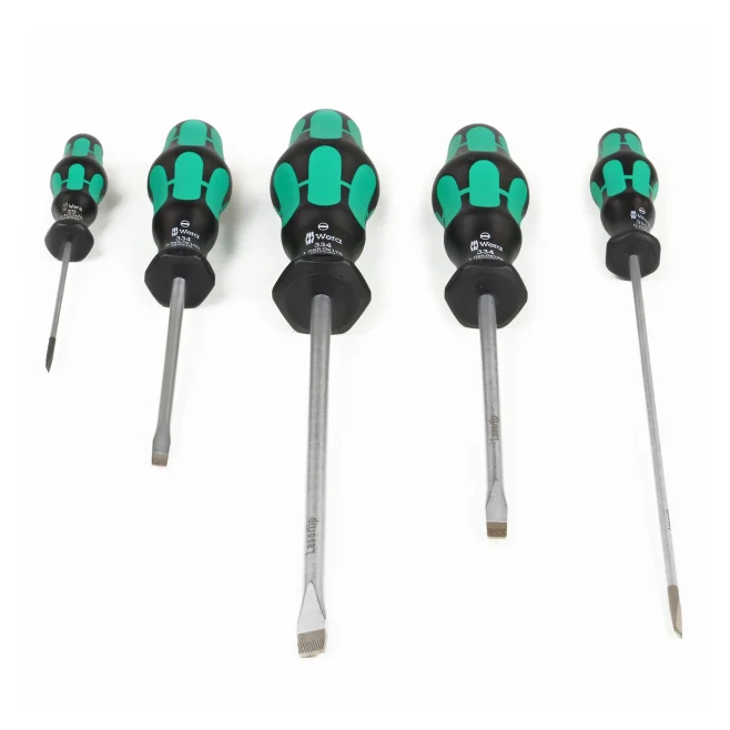Wera Kraftform Slotted Screwdrivers