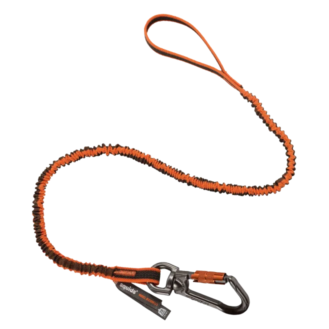 Squids 3109F Tool Lanyard Double-Locking Swivel Carabiner & Loop