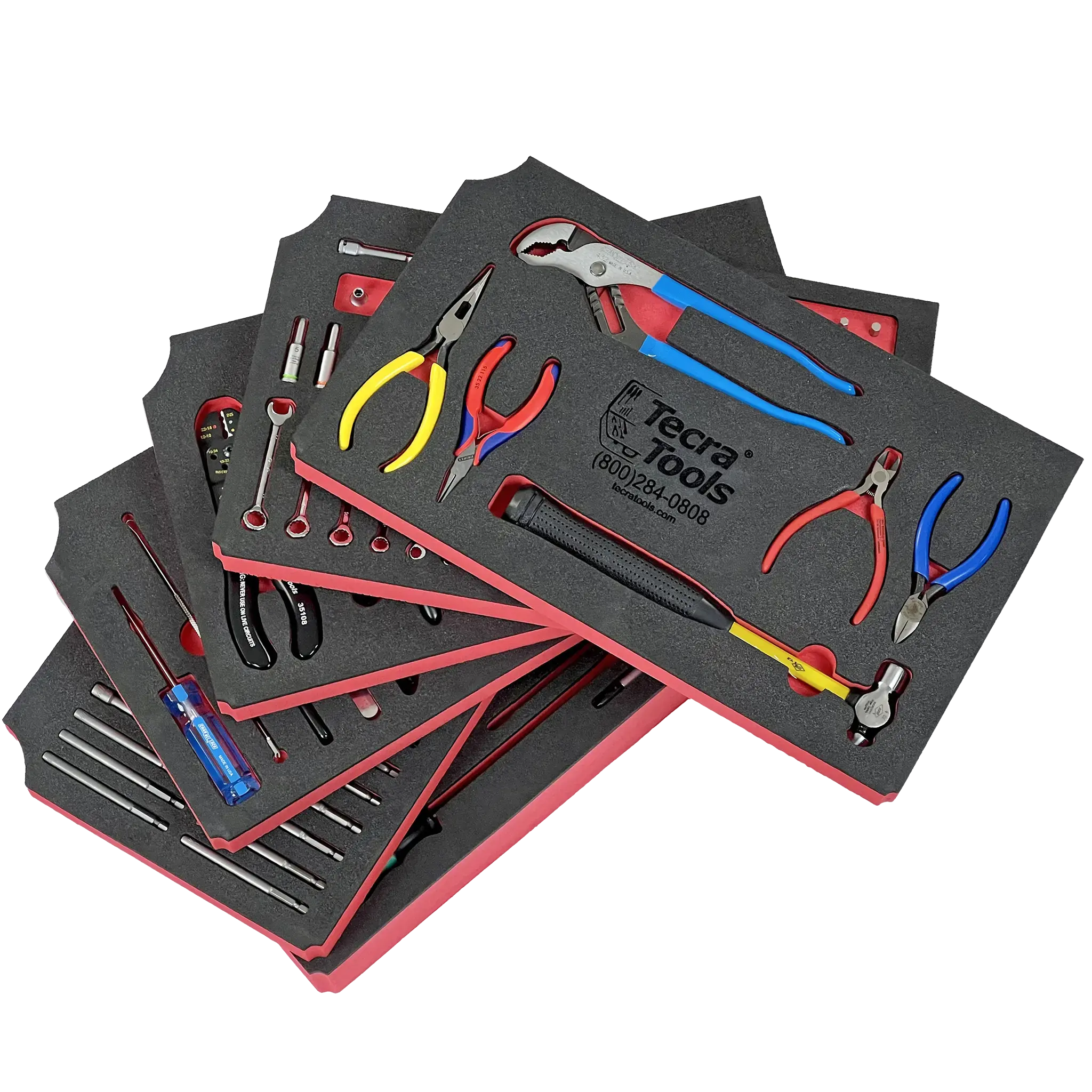 Inch/Metric Tool Control Foam Field Service Tool Kit