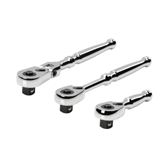 TEKTON 3/8" Drive Quick-Release Small Body Ratchet Set