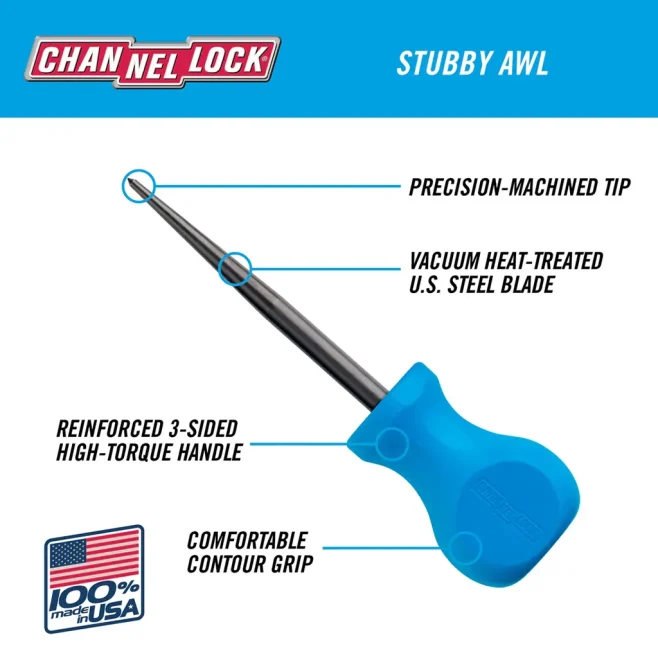Channellock Stubby 3" Scratch Awl