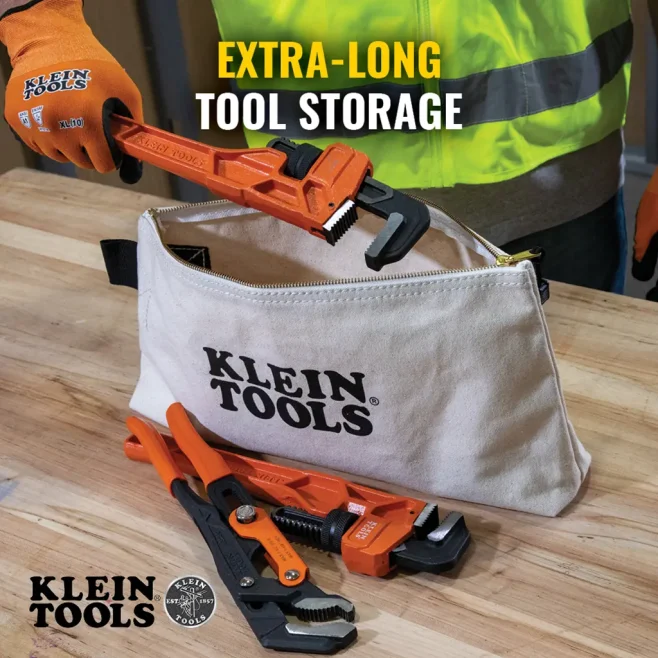 Klein Canvas XL 16" Zippered Parts Bag