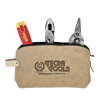 CLC Suede Zippered Tool Pouch