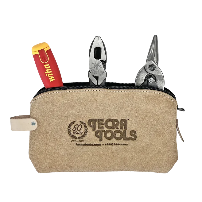 CLC Suede Zippered Tool Pouch