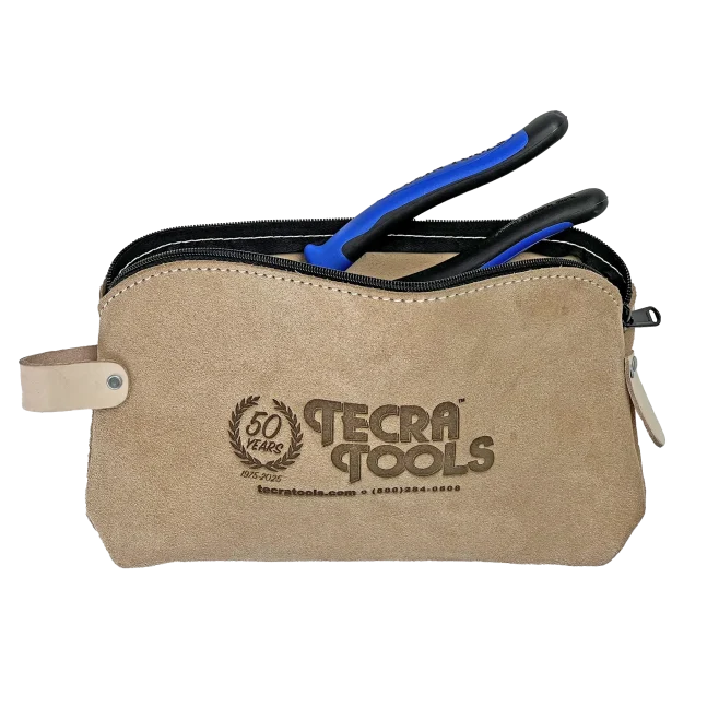 CLC Suede Zippered Tool Pouch