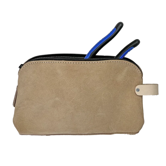 CLC Suede Zippered Tool Pouch