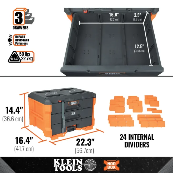 MODbox™ Three Drawer Toolbox