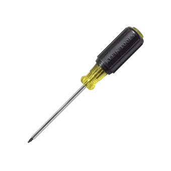 Klein Square Recess Screwdriver, 4-Inch Shank