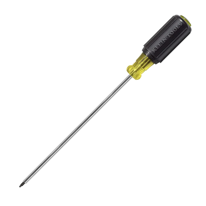 Klein Square Recess Screwdriver, 8-Inch Shank