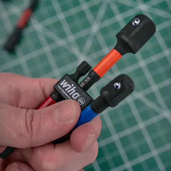 Wiha Color Coded 3-Piece Socket Adapters