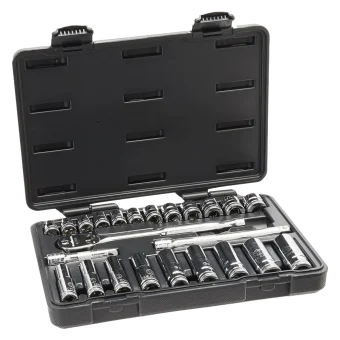 GearWrench 24-piece 3/8" Standard & Deep Metric Socket Set