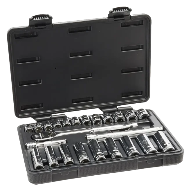 GearWrench 24-piece 3/8" Standard & Deep Metric Socket Set