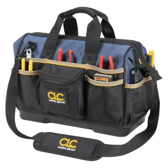 CLC 16" Molded Base Bigmouth Tote Tool Bag