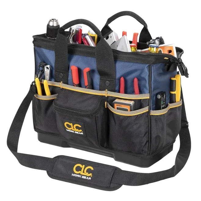 CLC 16" Molded Base Bigmouth Tote Tool Bag