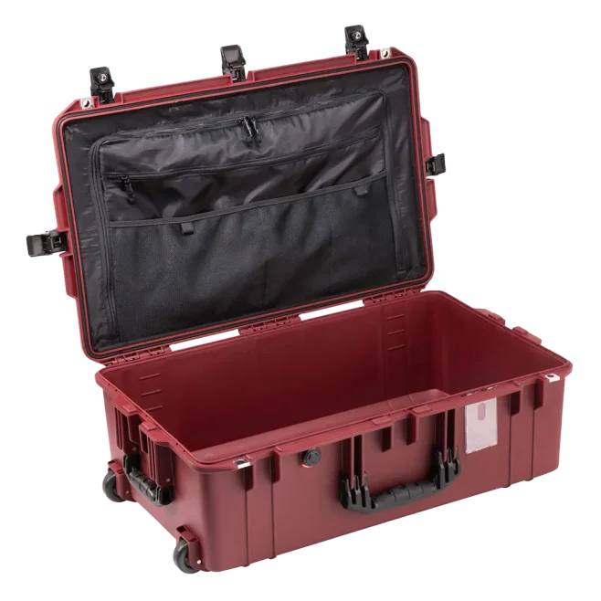 Pelican 1595 Air Travel 25x15x9 Wheeled Oxblood Check-In Case