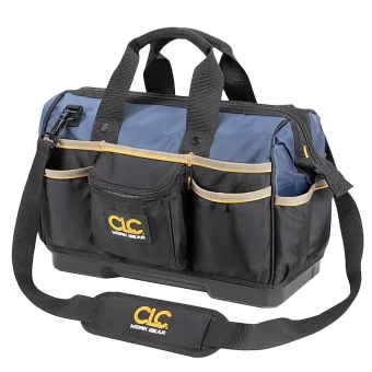 CLC 16" Molded Base Bigmouth Tote Tool Bag