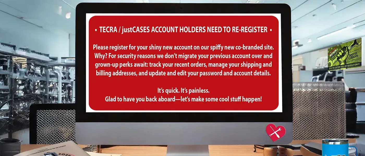 Please Re-Register TYour Tecra Account