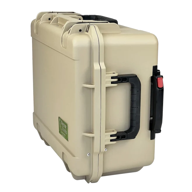 8" Lifetime Warranty Wheeled Desert Tan Tool Case