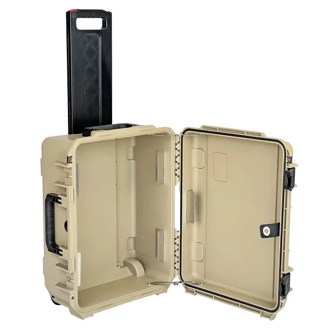 8" Lifetime Warranty Wheeled Desert Tan Tool Case