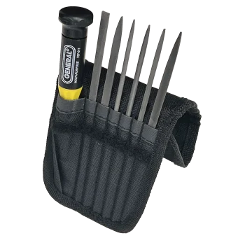 General Tools 6-pc Chromium Alloy Steel Needle File Set