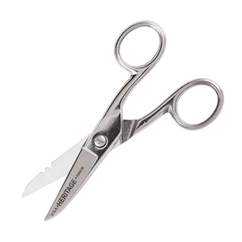 Klein Serrated Blade Electrician's Scissors (Snips)