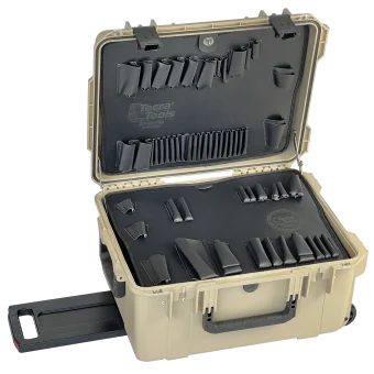 11" PWDT Lifetime Warranty Wheeled Desert Tan Tool Case